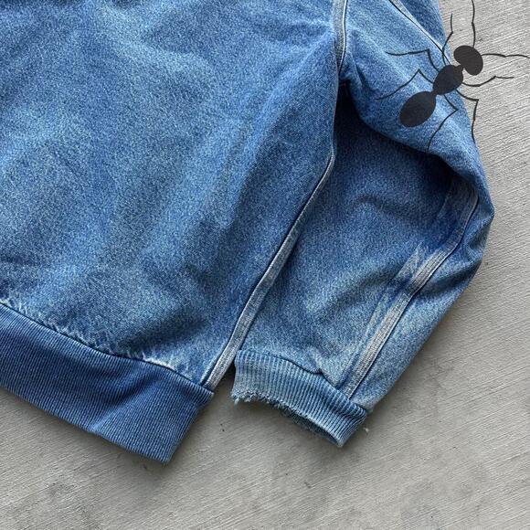 Vintage Y2K Carhartt J08 DST denim blue work wear jacket - Picture 8 of 8